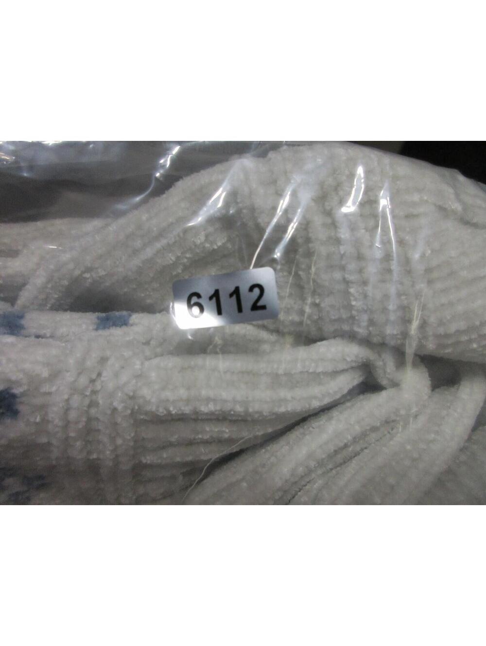 Christian Siriano Womens Fair Isle Chenille Knit Sweater Mock Neck Size M White - Picture 6 of 6